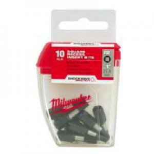 10PC INSERT BIT SQ RECESS #2
